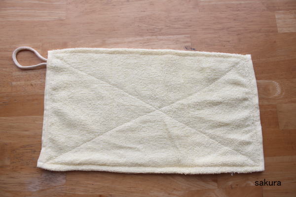 雑巾縫い方　ミシン